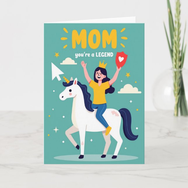 Mom Youre A Legend Celebration Card (Front)