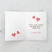 Mom Youre My Person I Love You Custom Greeting Card (Inside)