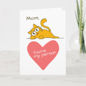 Mom Youre My Person I Love You Custom Greeting Card (Front)