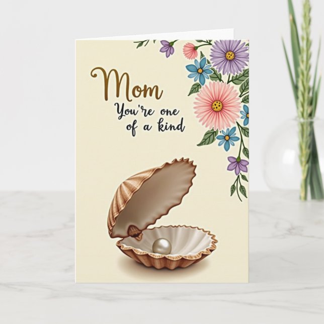 Mom Youre Special Pearl Shell Card (Front)