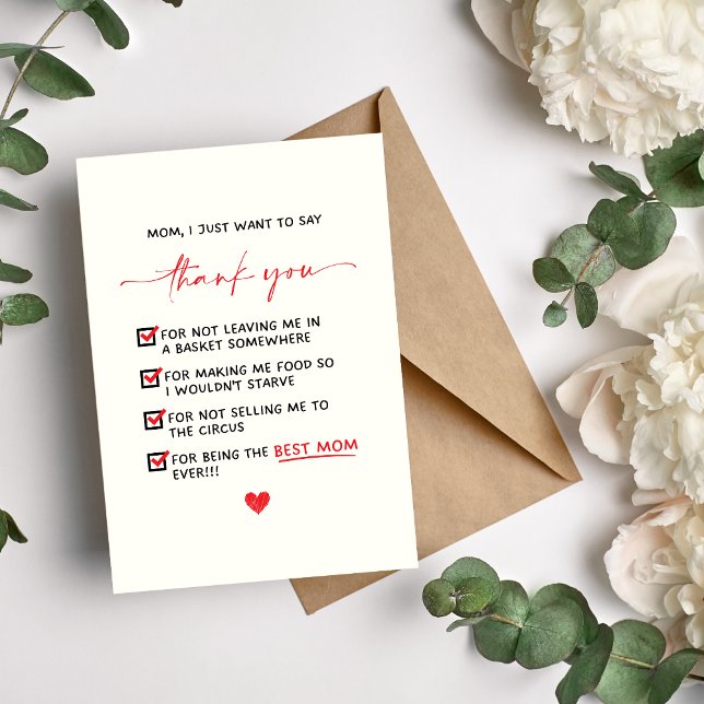 Mom, You're The Best Mom Ever Card (Creator Uploaded)