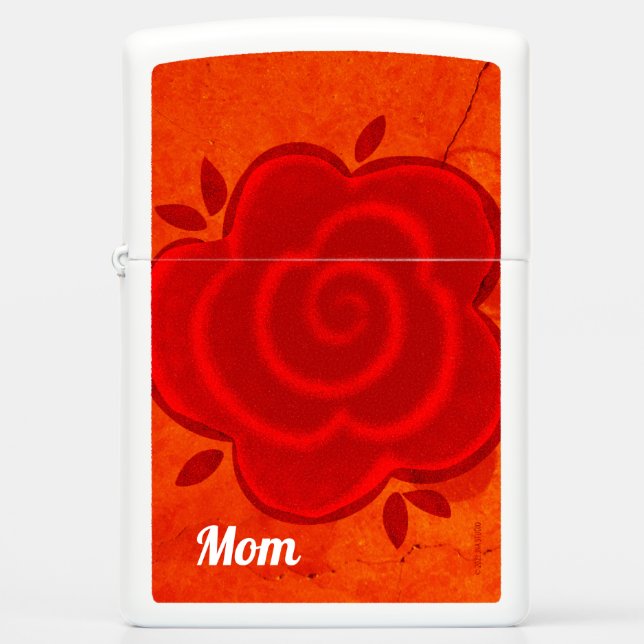 Mom Zippo Lighter (Front)