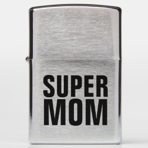 MOM ZIPPO LIGHTERS, SUPER MOM LIGHTER
