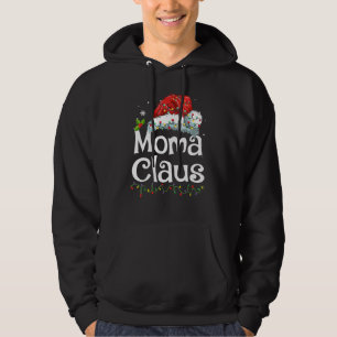 Moma Claus Christmas Family Matching Pajamas Xmas Hoodie
