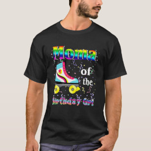Moma Rolling Skate Birthday Matching Party Family T-Shirt