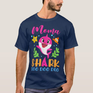 Moma SharkMoma Shark Lover Family Mothers Day  T-Shirt