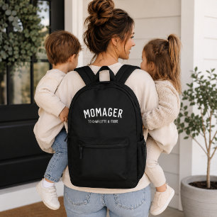 Momager Backpack   Custom Mom Bag With Kids Names