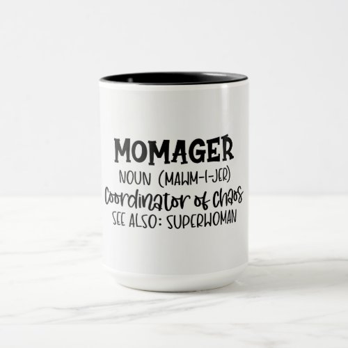 Momager Definition Mug