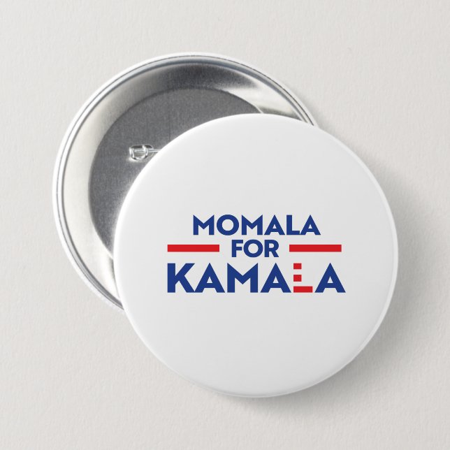 MOMALA FOR KAMALA BUTTON (Front & Back)