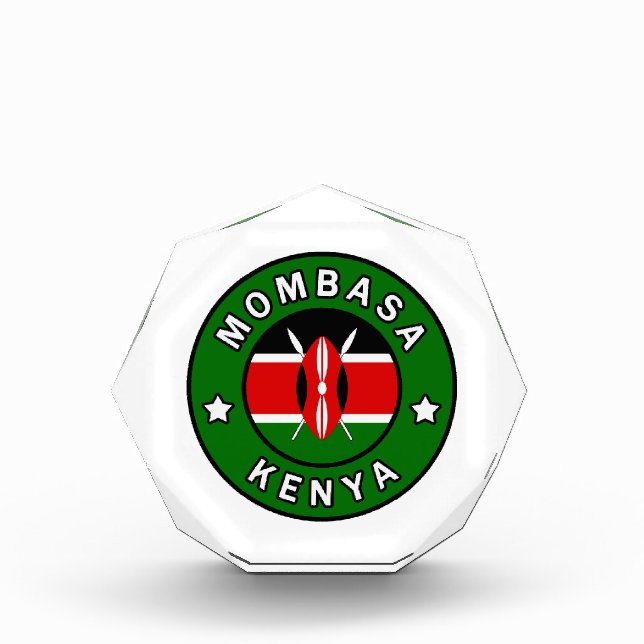Mombasa Kenya Acrylic Award (Front)