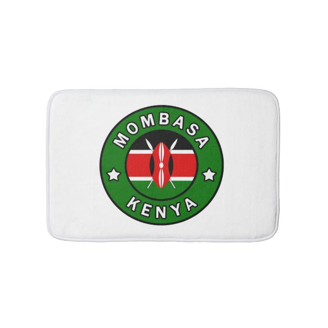 Mombasa Kenya Bath Mat (Front)