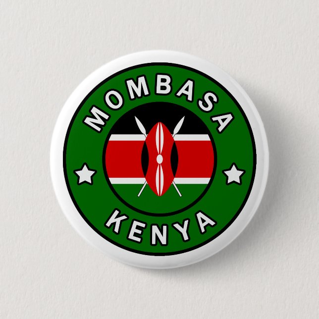 Mombasa Kenya Button (Front)