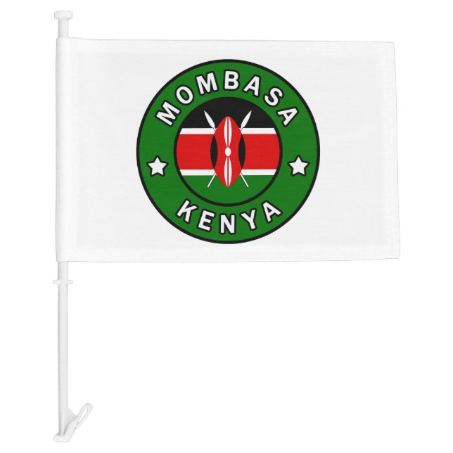 Mombasa Kenya Car Flag (Front)