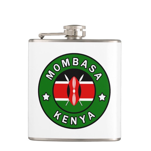 Mombasa Kenya Flask (Front)