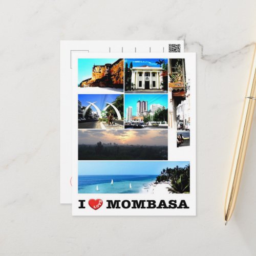 Mombasa _ Kenya _ I Love _ Postcard