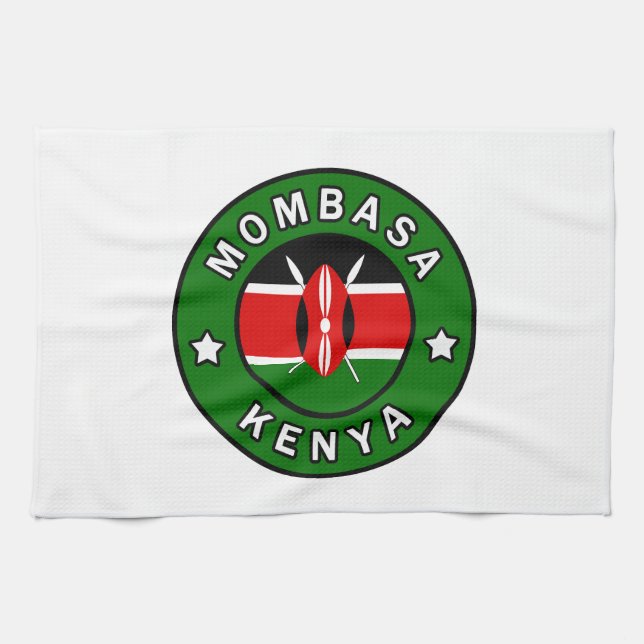 Mombasa Kenya Kitchen Towel (Horizontal)