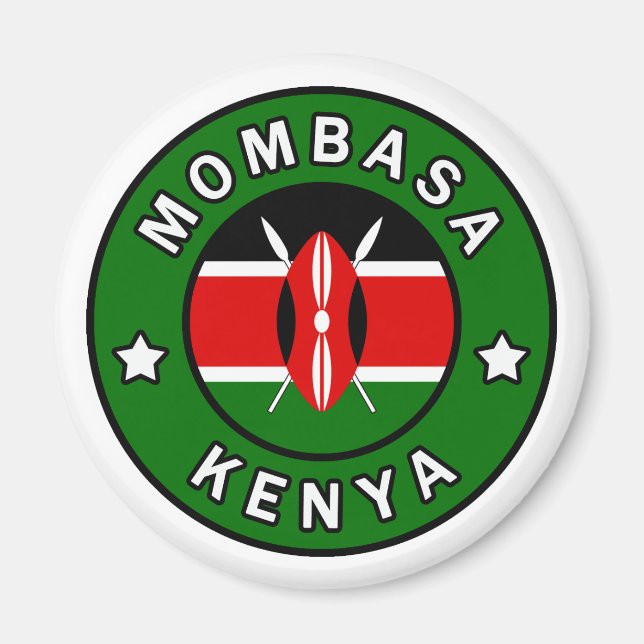 Mombasa Kenya Magnet (Front)