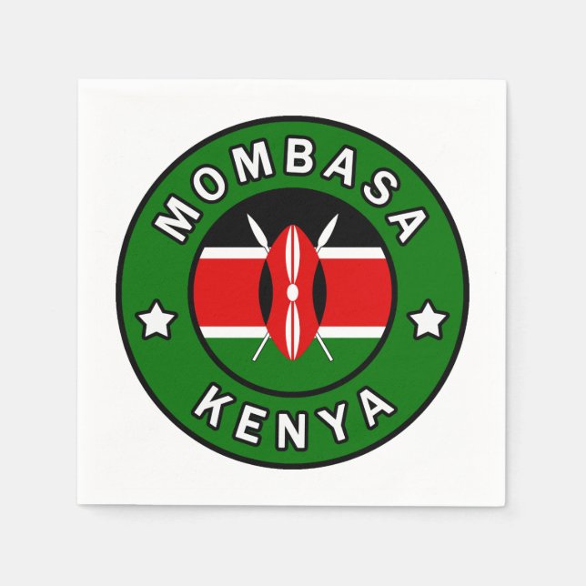Mombasa Kenya Napkins (Front)