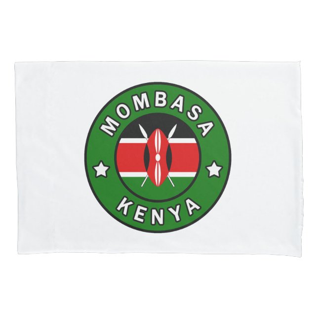 Mombasa Kenya Pillow Case (Front)