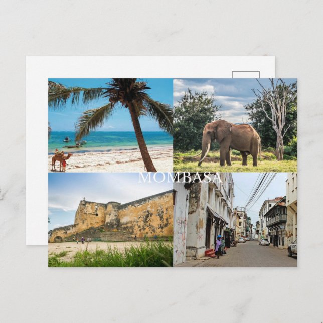 Mombasa Postcard (Front/Back)