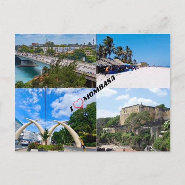 Mombasa Postcard (Front)