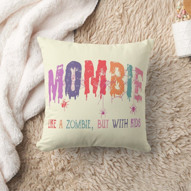 Mombie - Like A Zombie, but with Kids Pillow (Blanket)