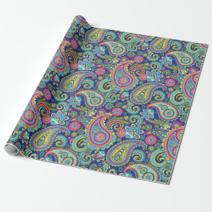 MomCat.org Paisley Wrapping Paper