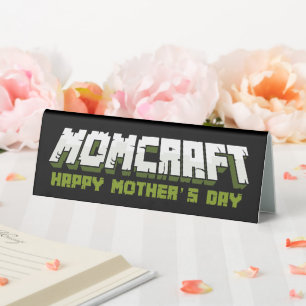 Momcraft Happy Mother Day Funny Gamer Mom Table Tent