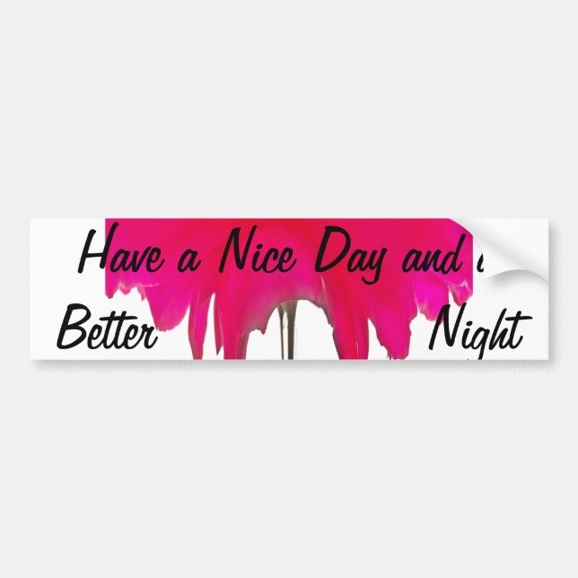 Moment Captured: A Red Rose Petal Elegance Bumper Sticker (Front)