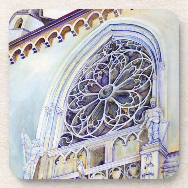 Moment in Budapest Beverage Coaster (Front)