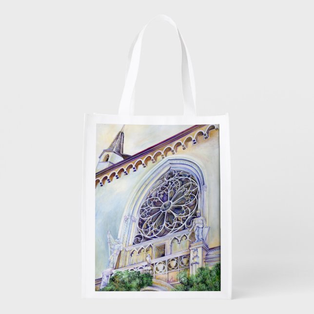 Moment in Budapest Grocery Bag (Back)