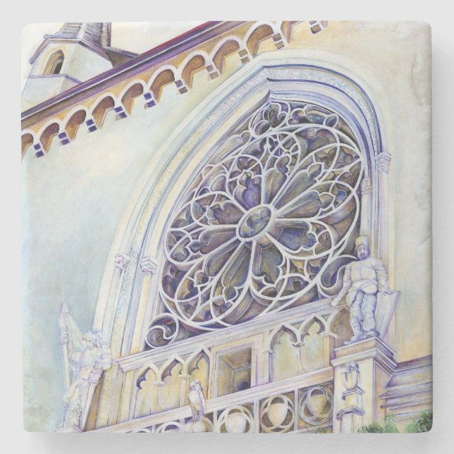 Moment in Budapest Stone Coaster (Front)