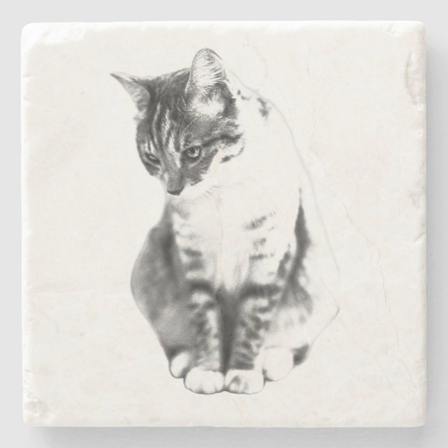 Moment of Reflection Stone Coaster (Front)