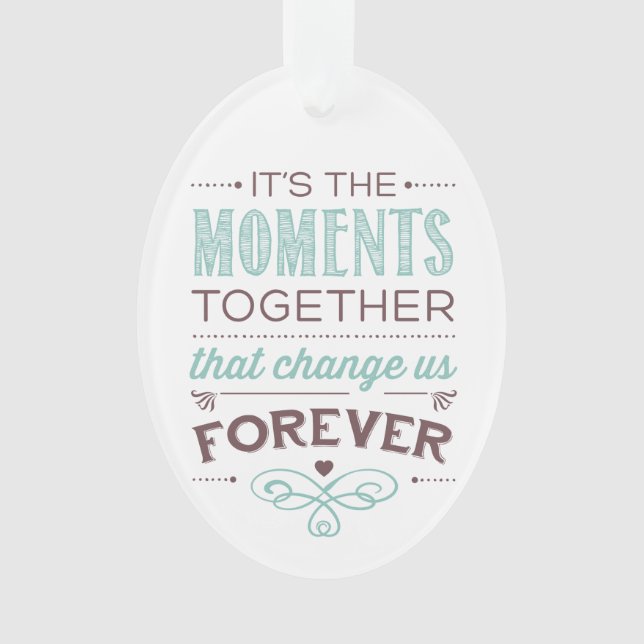 Moments Christmas Tree Ornament (Front)