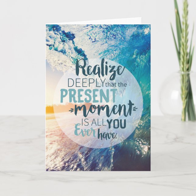Moments Encouragement Success Life Tips Quote Art Card (Front)