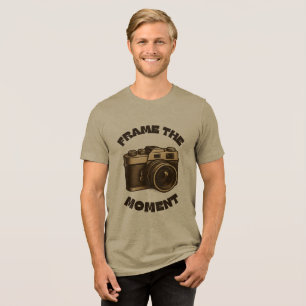 Moments Fade Memories Don’t Vintage Photography Tri-Blend Shirt