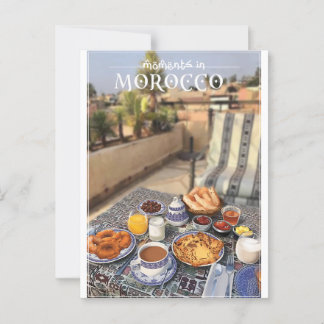Moments in Morocco Postcard
