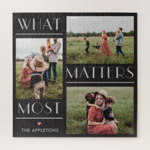 Moments Matter Editable Color Custom Photo Puzzle