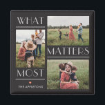 Moments Matter Personalized Photo Magnet<br><div class="desc">Photo gifts make the best gifts! Easily personalized with your text and/or photo(s) for a custom look. Designed by Berry Berry Sweet,  Modern Stationery and Personalized Gifts. Visit our website at www.berryberrysweet.com to see our full product lines.</div>