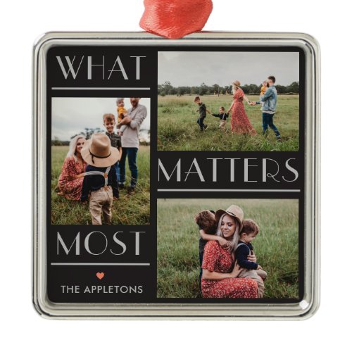 Moments Matter Personalized Photo Ornament