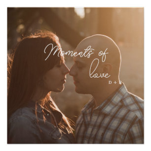Moments of love, couple in love poster