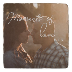 Moments of love, couple in love trivet