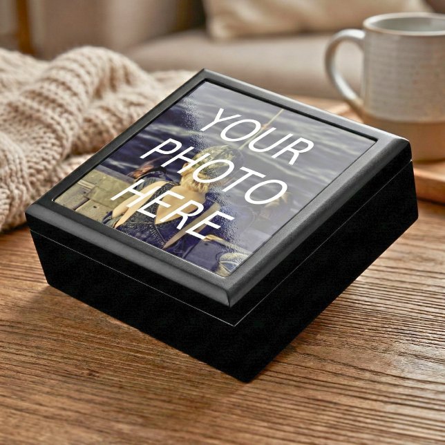 Moments Personalized Custom Photo Gift Box (Memories inside and out.)