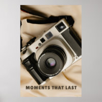 Moments That Last: Vintage Film Camera & Silk Art
