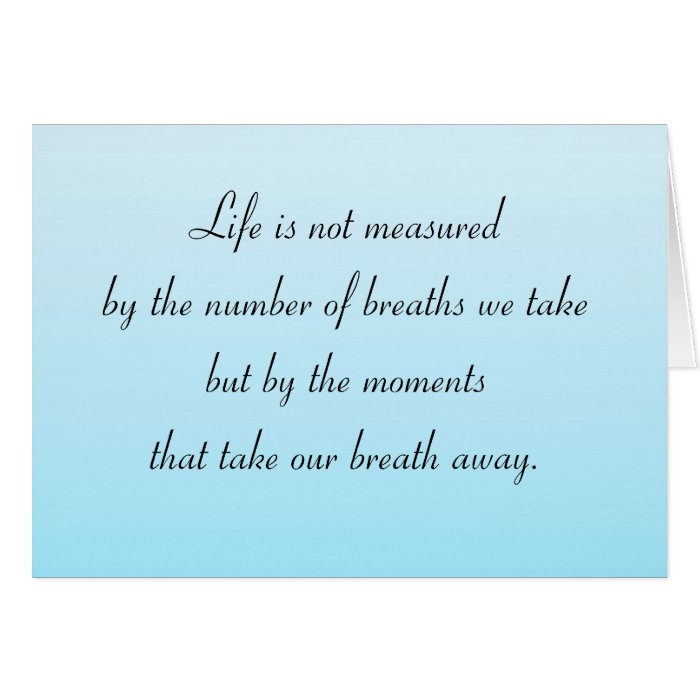 Moments That Take Our Breath Away Cards