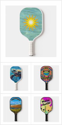 Moments to Play: Artful Pickleball Paddles by Gwen