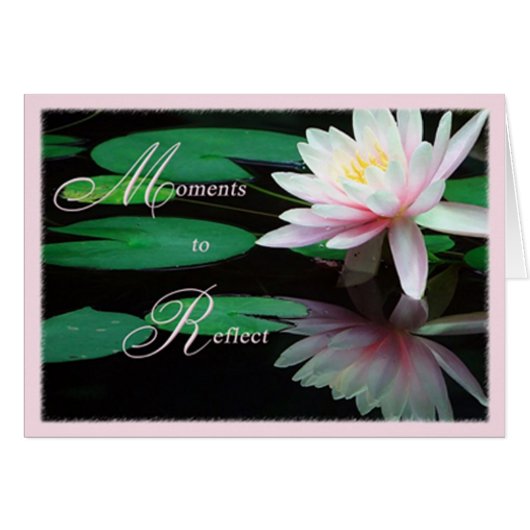 Moments to Reflect Note Card (Front Horizontal)
