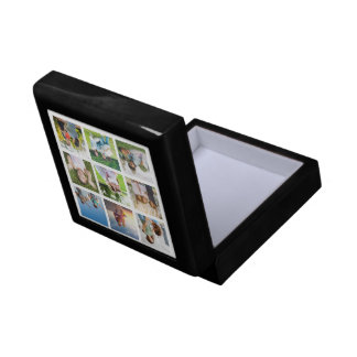 Moments Treasured: Customizable 9 Photo Collage Gift Box