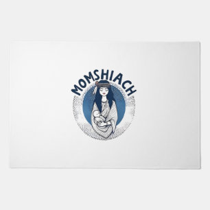 Momhiach Jewish Hanukkah 2025 Mom Jew  Doormat