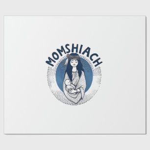 Momhiach Jewish Hanukkah 2025 Mom Jew Wrapping Paper